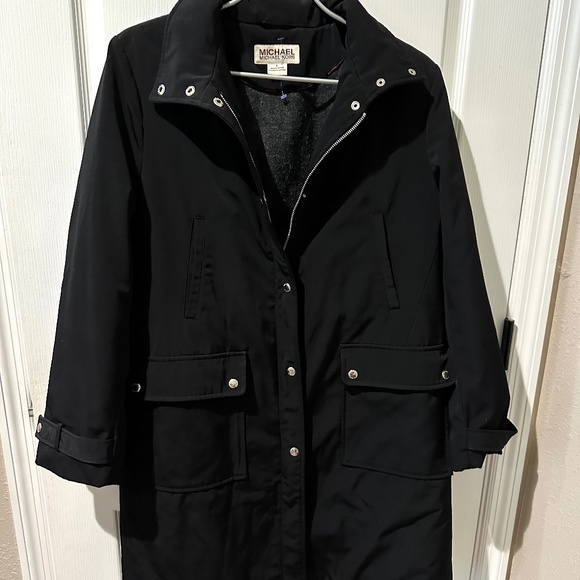 Michael Kors Black Insulated Coat Jacket